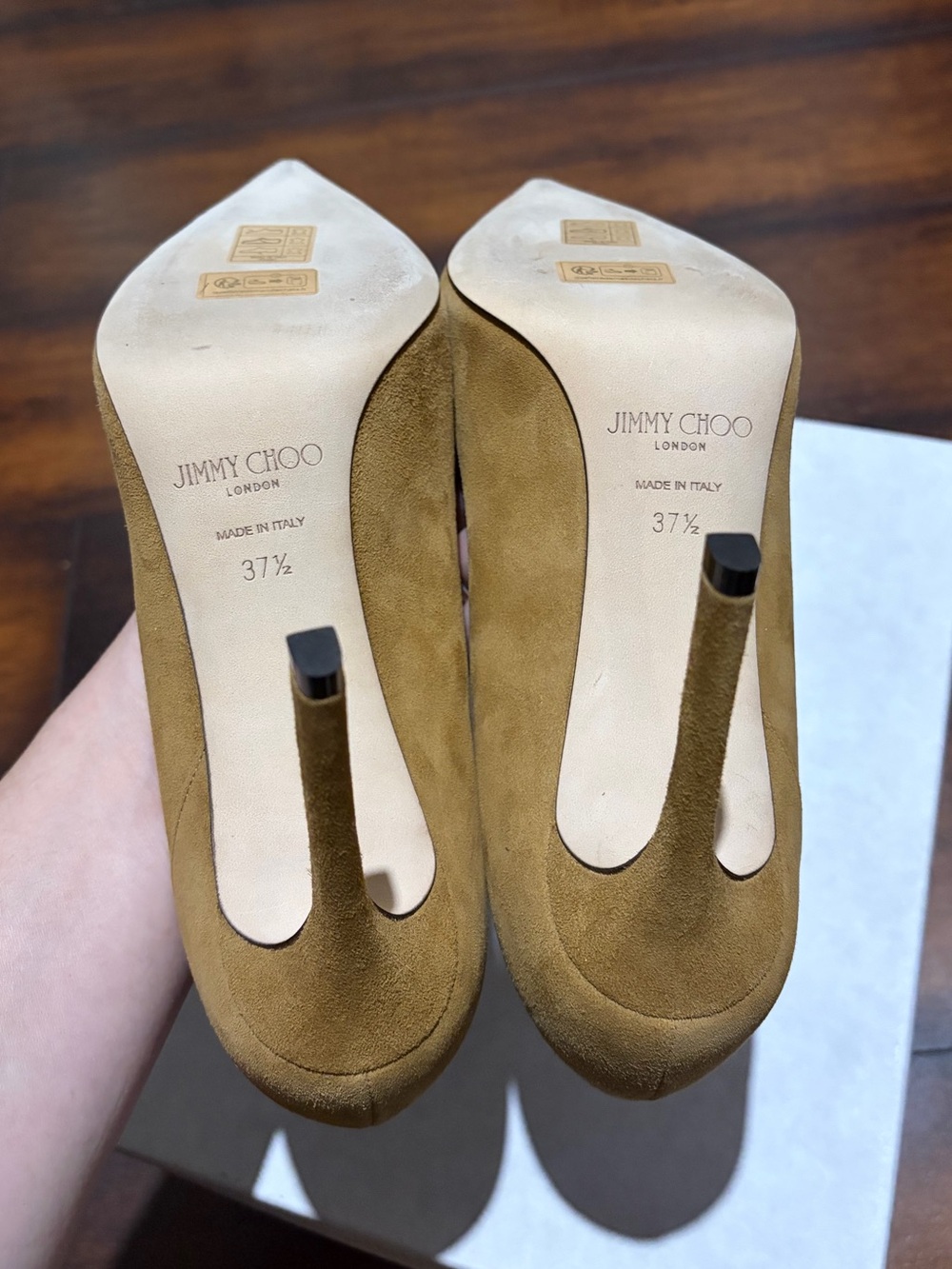 Jimmy Choo Cass 95 in Camel - Picture 4 of 9